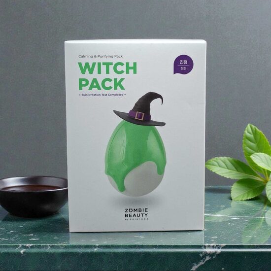 Zombie Beauty Calming And Purifying Pack Witch Pack nomierinoša un attīroša sejas maska, satur mālus 64g